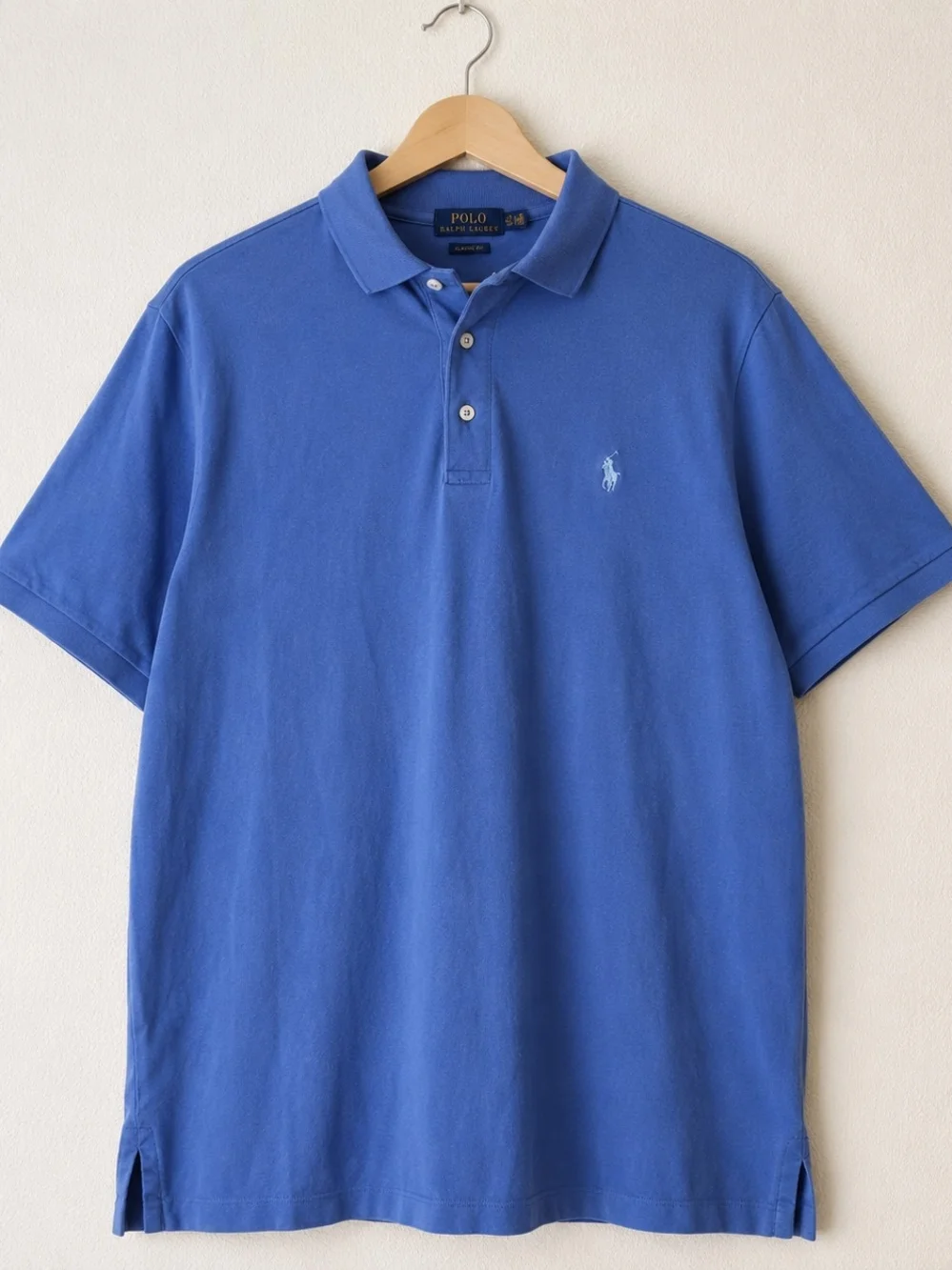Polo by Ralph Lauren Classic Blue Polo Shirt. XXL